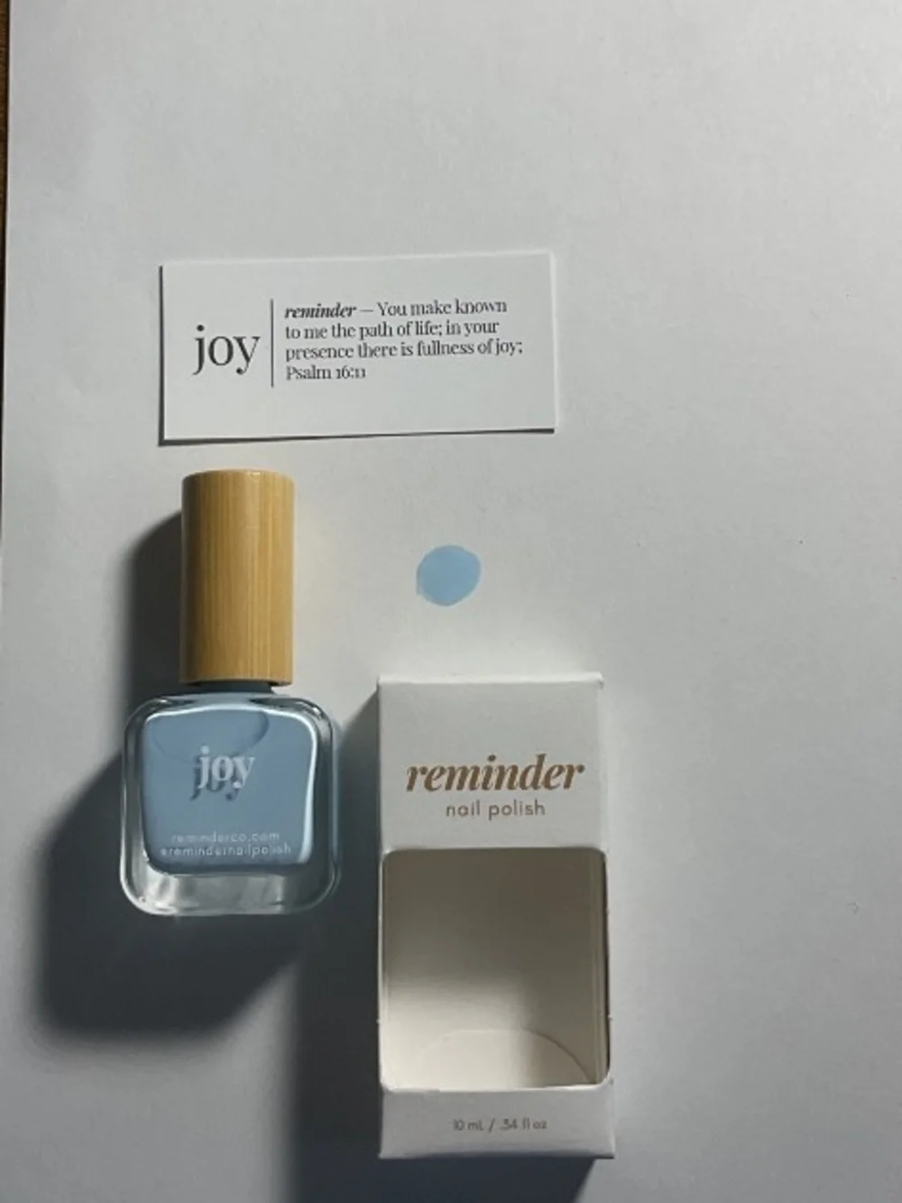 Reminder Nail Polish — Faith, Praise, Purpose (Brown, Red, Pink) NWT